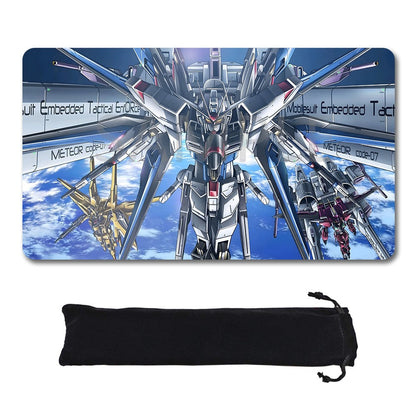 Gundam Playmat Suitable for GCG , includes Storage Bag, 24 x 14 inches (GD510140)