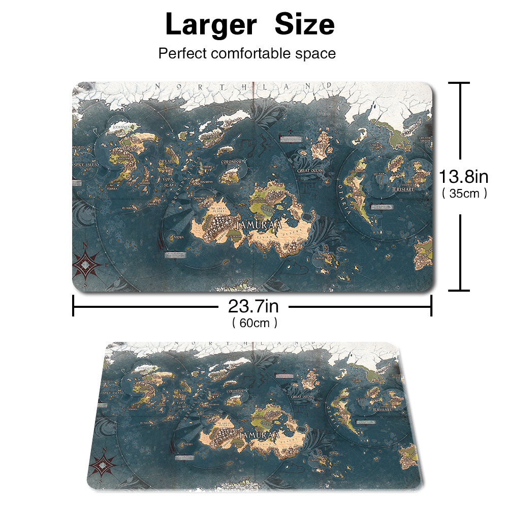 Dominaria Map - Board Game MTG Playmat Games Mousepad Table Mats Play Mat of TCG