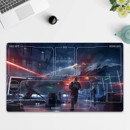 Playmat Battlefront TCG Starwars : Unlimited Trading Card Game Play Mat Free Bag