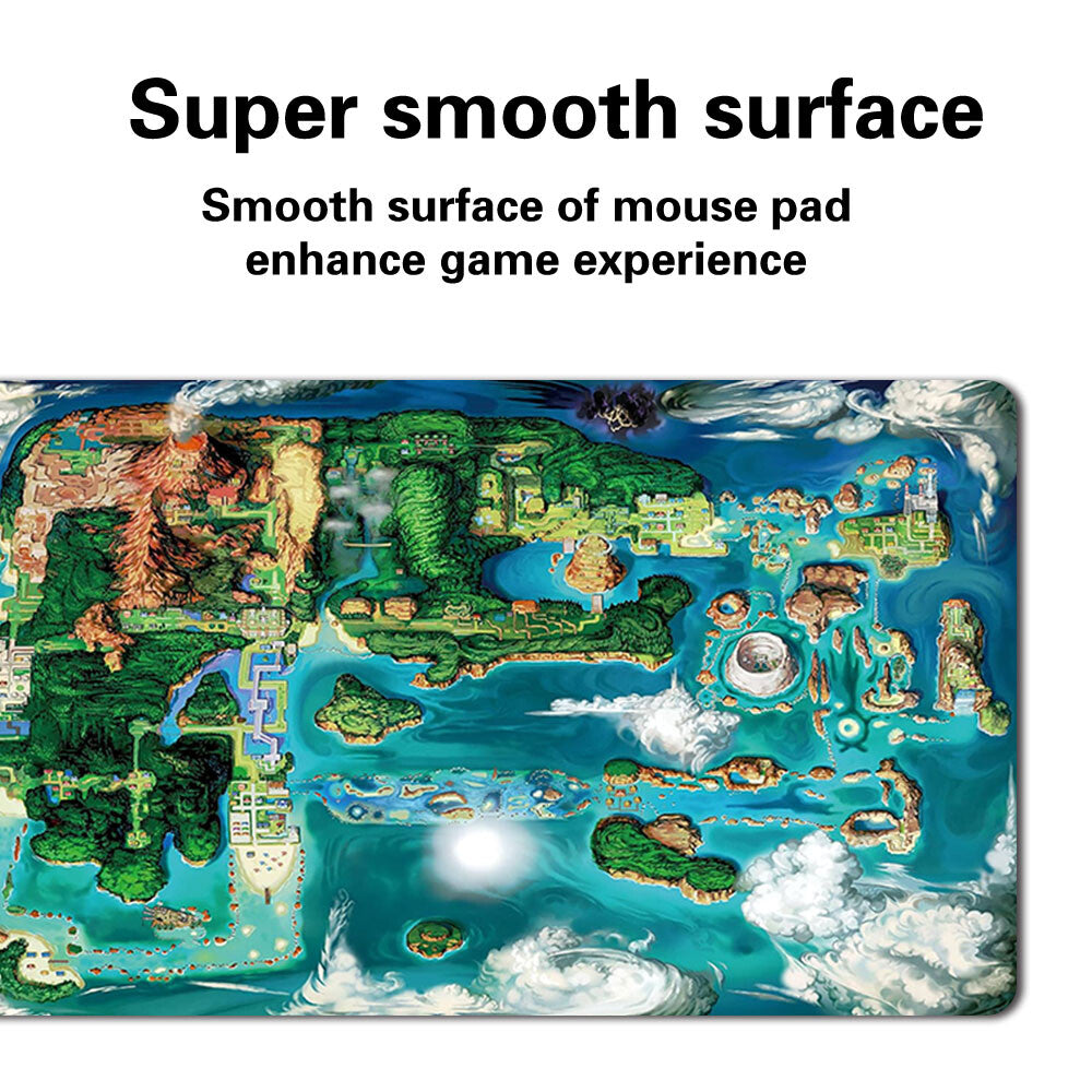 910141 - Board Game Pokemon Map Playmat Games Mousepad Play Mat of TCG