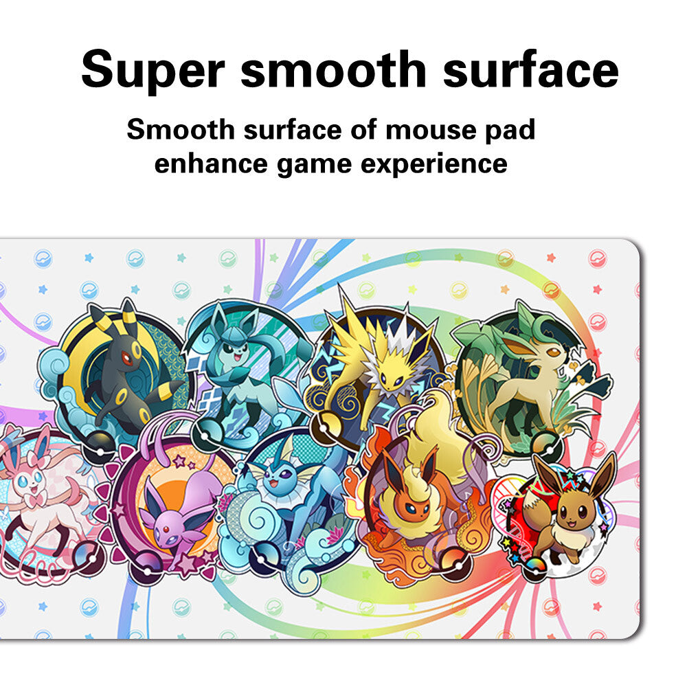 Eeveelutions - Board Game Pokemon Eevee Playmat Games Mousepad Play Mat of TCG