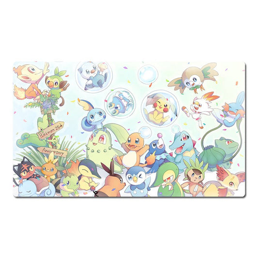Board Game Pokemon Table Playmat PTCG TCG CCG Play Pad Trading Card Games Mat