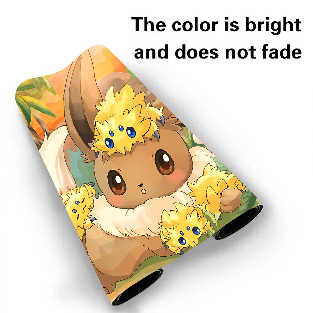 Eevee Board Game Pokemon Playmat PTCG TCG CCG Mouse Pad Trading Card Games Mat