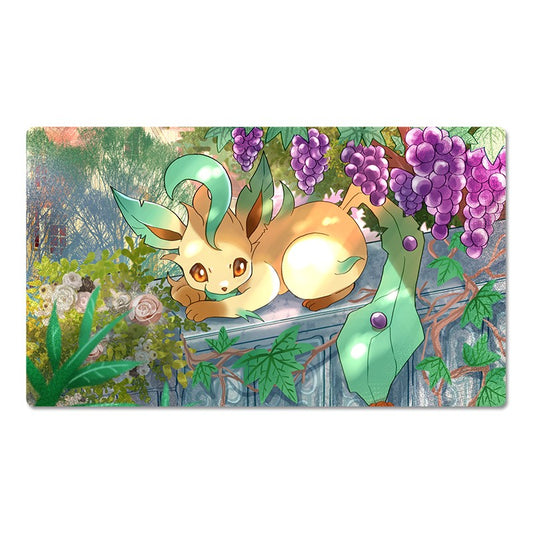 Leafeon Board Game Pokemon Table Playmat PTCG TCG CCG Pad Trading Card Games Mat
