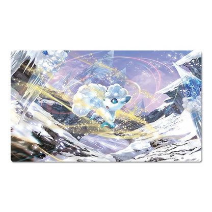 Alolan Vulpix Board Game Pokemon Table Playmat TCG CCG Card Game Mat Mousepad