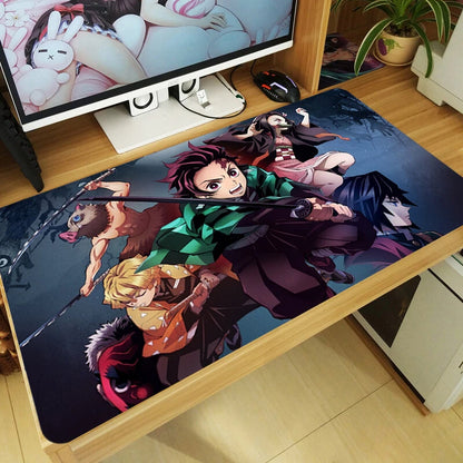 Anime Demon Slayer: Kimetsu no Yaiba Mouse Pad Mat Keyboard Large Game Playmat