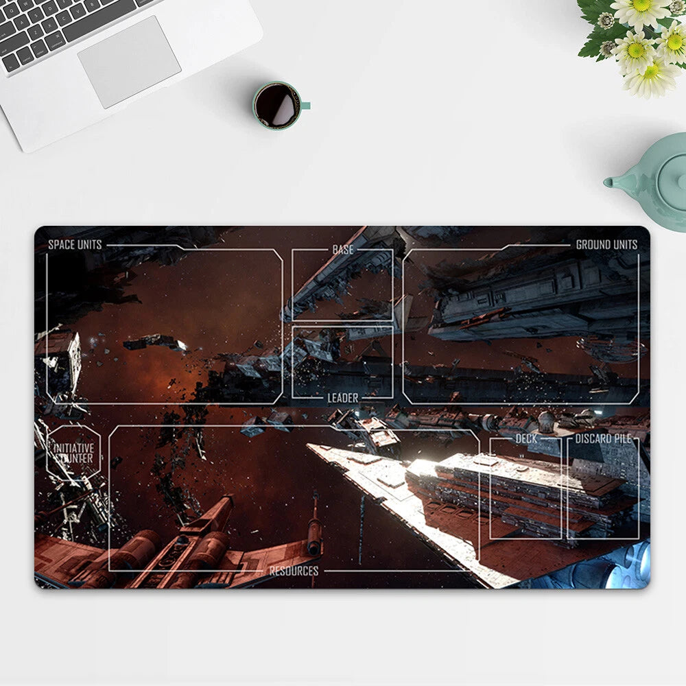 Playmat SquadronsTCG Starwars : Unlimited Trading Card Game Play Mat Free Bag