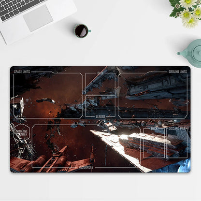 Playmat SquadronsTCG Starwars : Unlimited Trading Card Game Play Mat Free Bag