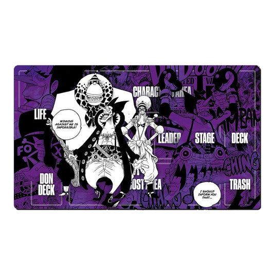 Foxy One Piece Table Playmat OPCG TCG CCG Play Pad Trading Card Game Mat Mousepad