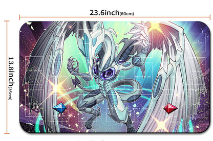 Large mouse pad with dragon design and measurements