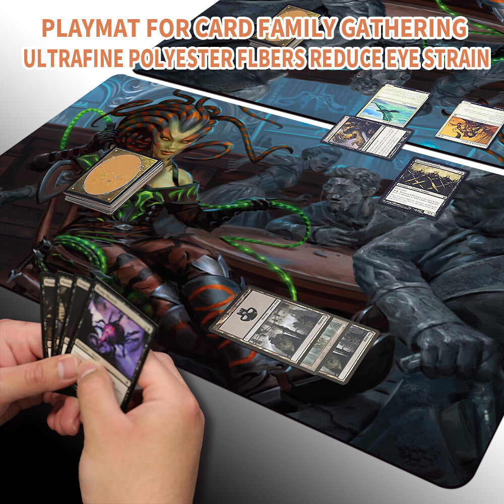 VRASKA, THE SILENCER - Magic The Gathering MTG Playmat TCG CCG MTG Playmat Stitched Edge