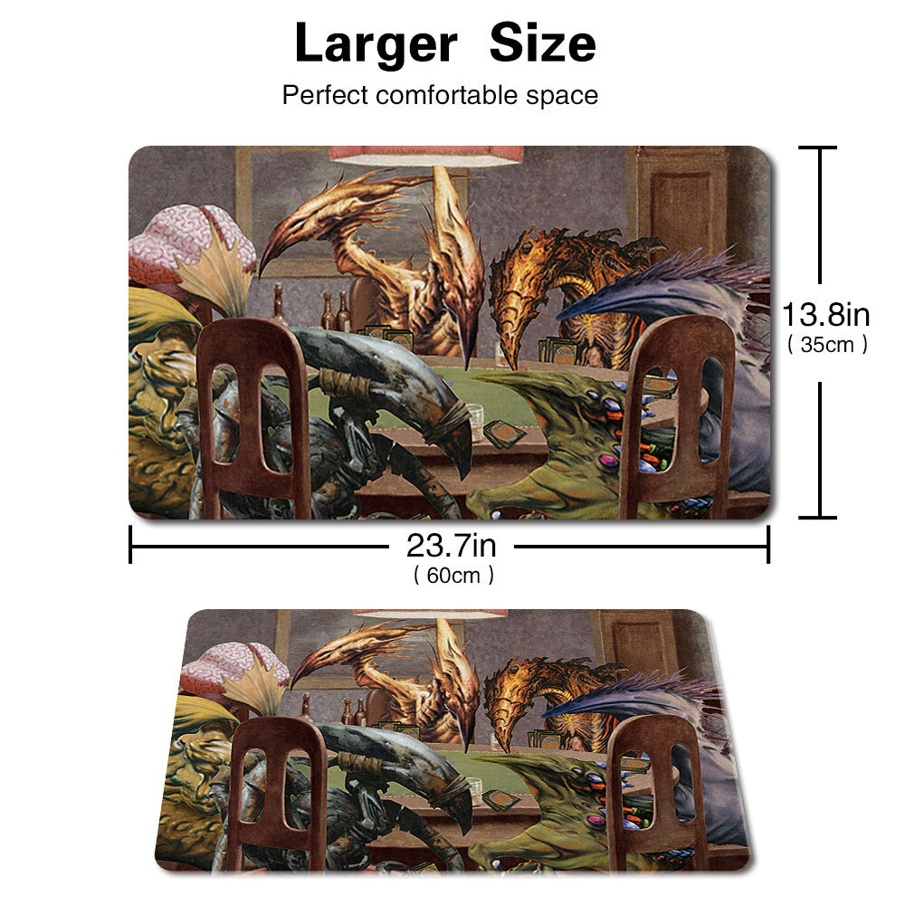 Slivers Playing Poker - Board Game MTG Playmat Games Mousepad Play Mat of TCG