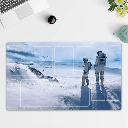 Playmat Winter Landscape TCG Starwars : Unlimited Trading Card Game Mat Free Bag