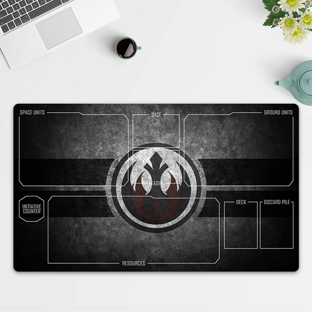 Playmat Jedi Rebel Symbol TCG Starwars : Unlimited Trading Card Game Mat FreeBag