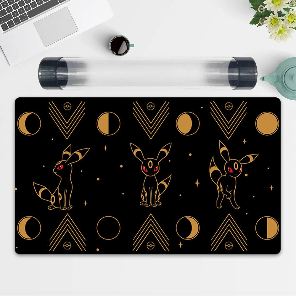 Ygomat Umbreon Trading Card Game CCGPlaymat PTCG CCG Duel Mat Free Best Tube