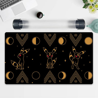 Ygomat Umbreon Trading Card Game CCGPlaymat PTCG CCG Duel Mat Free Best Tube