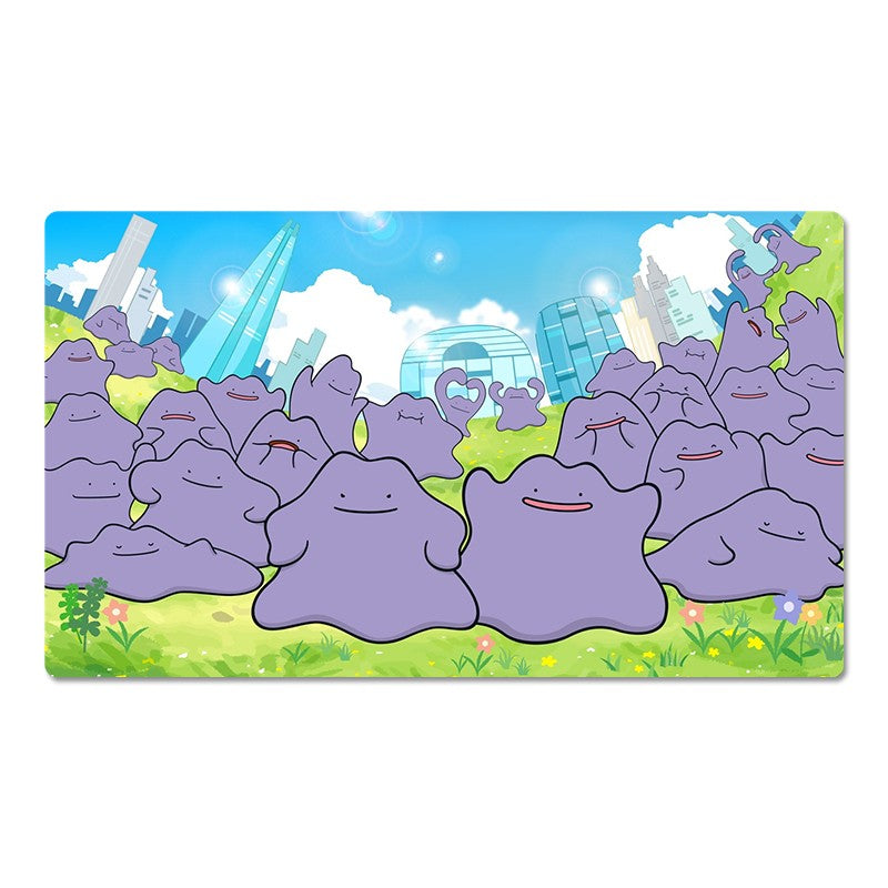 Ditto Metamon Board Game Pokemon Playmat Card Play Mat TCG CCG Pad Mousepad