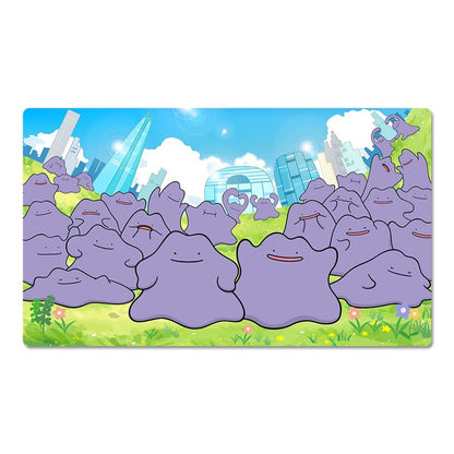 Ditto Metamon Board Game Pokemon Playmat Card Play Mat TCG CCG Pad Mousepad