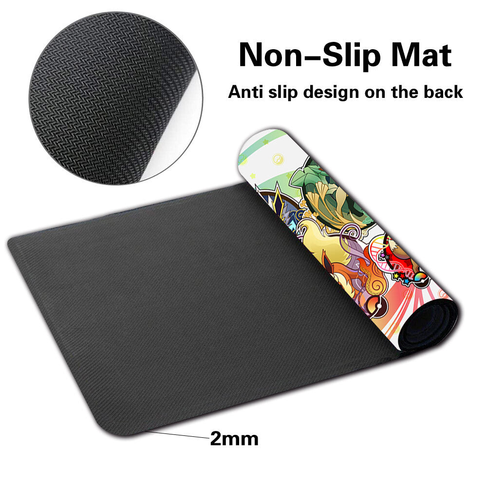 Eeveelutions - Board Game Pokemon Eevee Playmat Games Mousepad Play Mat of TCG