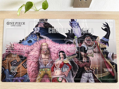 Oka Shichibukai One Piece Table Playmat OPCG TCG CCG Play Pad Trading Card Game Mat