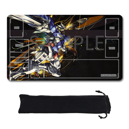 Gundam Playmat Suitable for GCG , includes Storage Bag, 24 x 14 inches (50788)