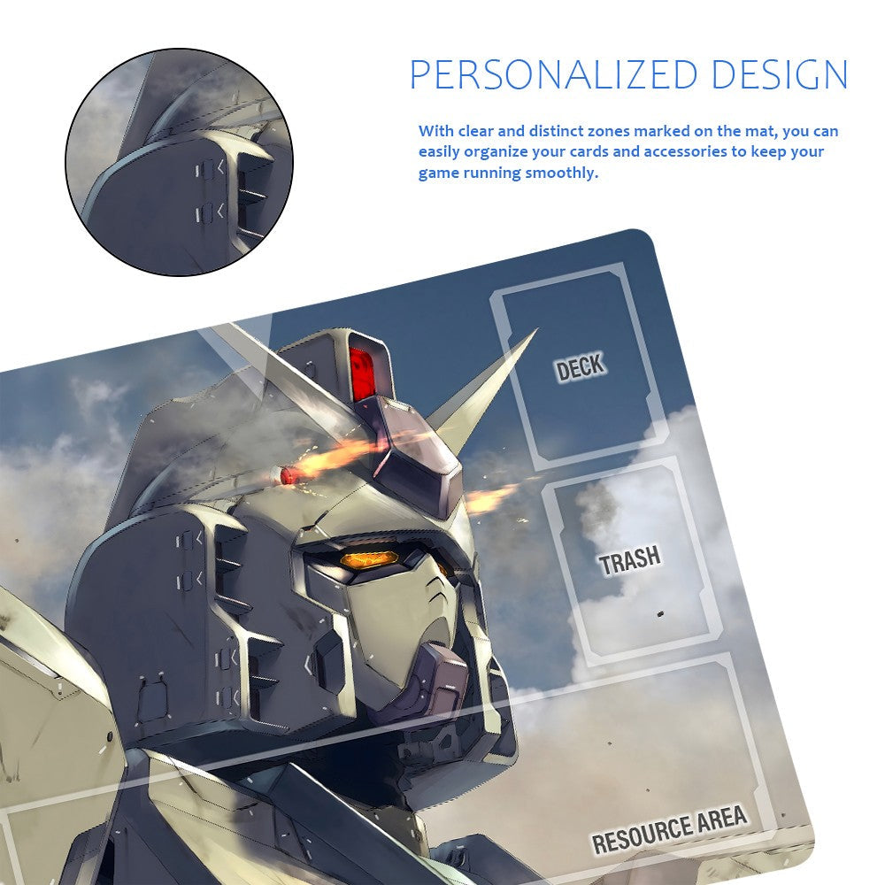 Gundam Playmat Suitable for GCG , includes Storage Bag, 24 x 14 inches (1264150)