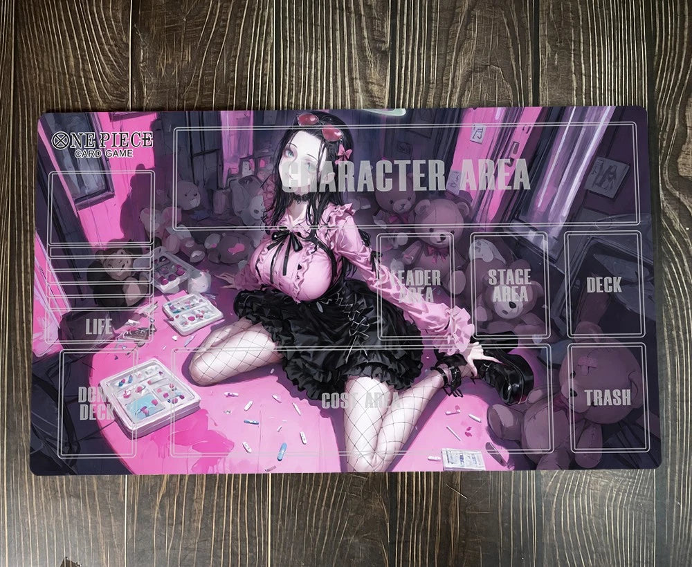 One Piece O-P OPCG TCG CCG Nico Robin Table Playmat Trading Card Game Desk Mat Mouse Pad