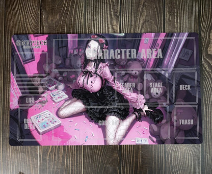 One Piece O-P OPCG TCG CCG Nico Robin Table Playmat Trading Card Game Desk Mat Mouse Pad