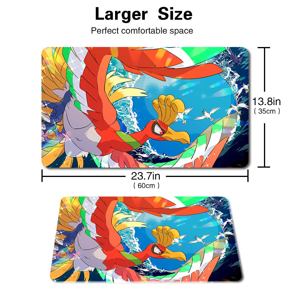 512359 - Board Game Pokemon Ho-Oh Playmat Games Mousepad Play Mat of TCG