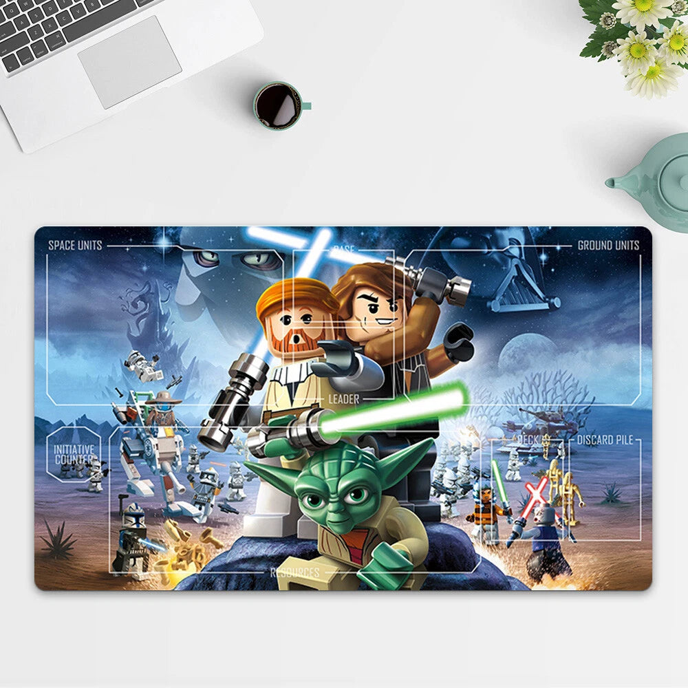Playmat Yoda TCG Starwars : Unlimited Trading Card Game CCG Play Mat Free Bag