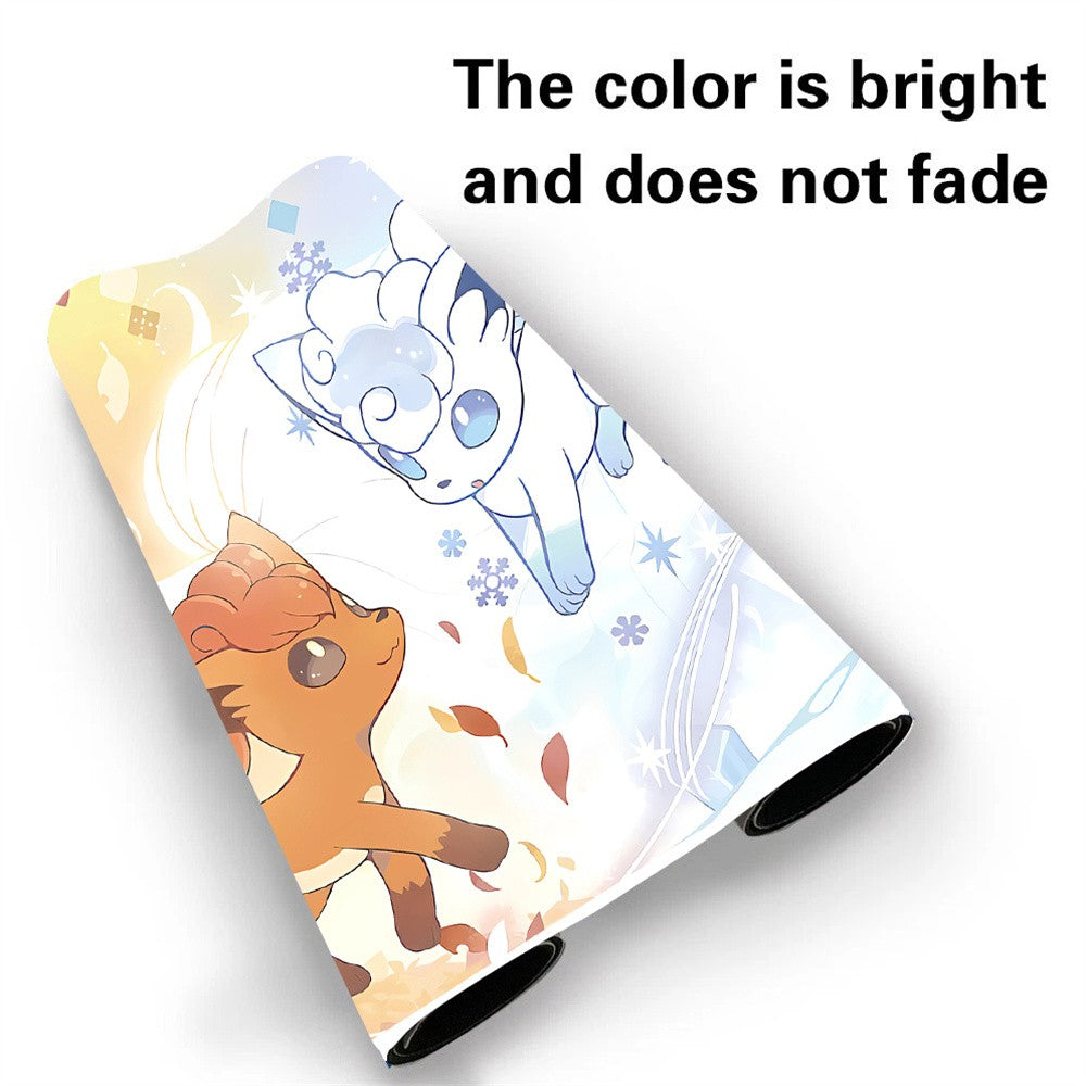 Vulpix & Alolan Vulpix Board Game Pokemon Playmat Card Play Mat TCG CCG Pad Bag