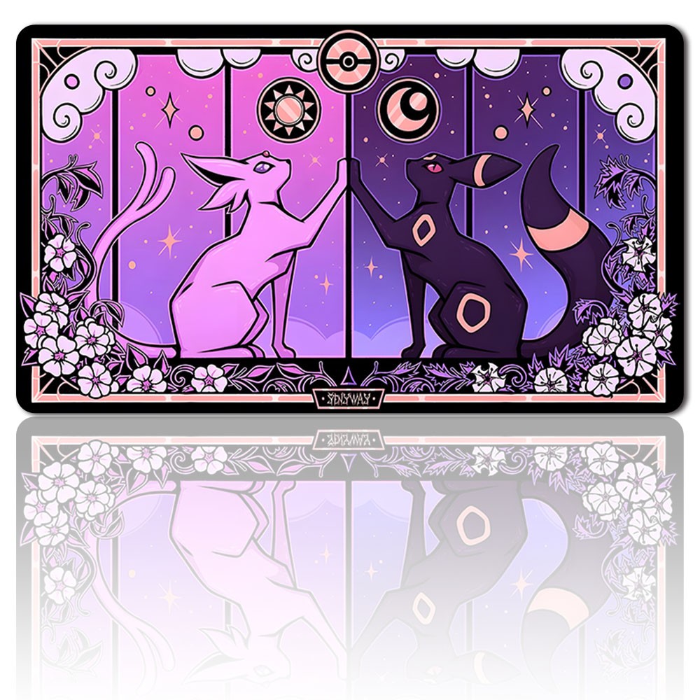 602245 - Board Game Pokemon Eevee Playmat Games Mousepad Play Mat of TCG