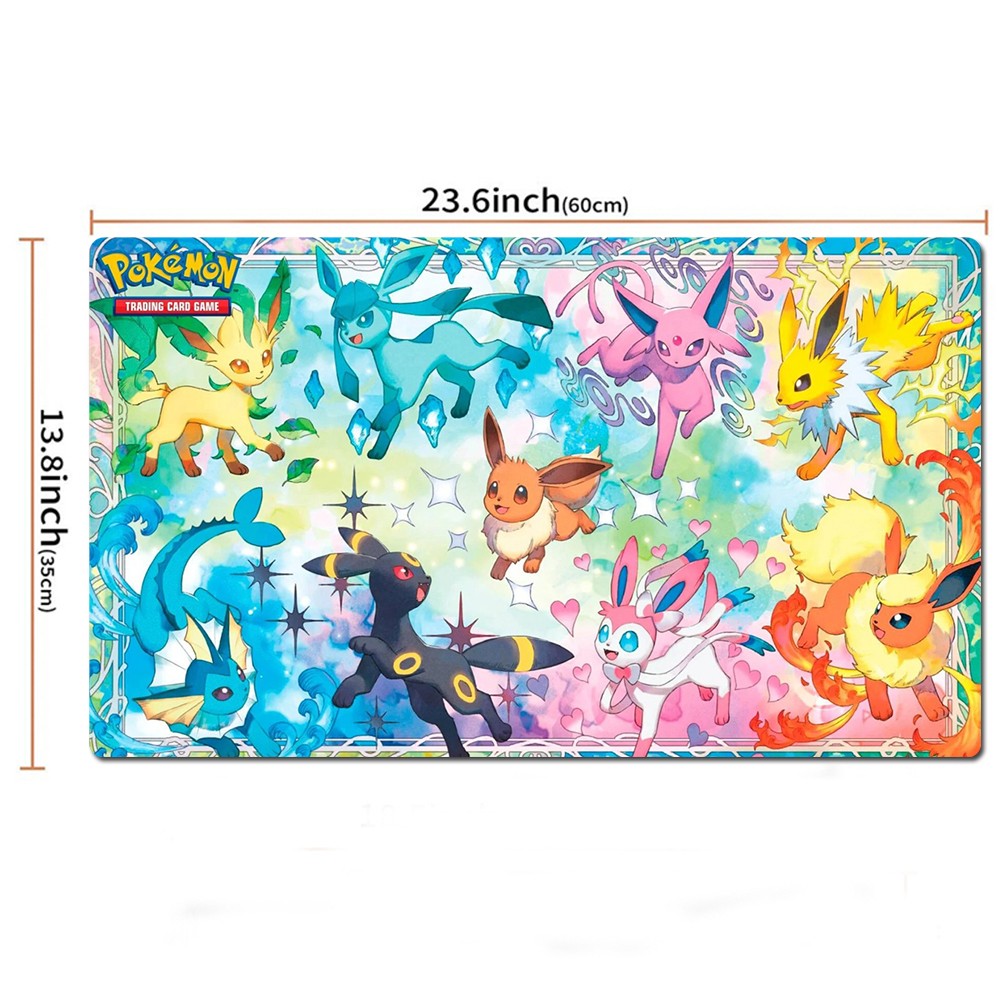 Super Prismatic Evolutions Board Game Pokemon Playmat TCG CCG Mat Pad Mousepad