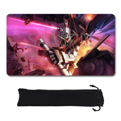 Gundam Playmat Suitable for GCG , includes Storage Bag, 24 x 14 inches (123030)