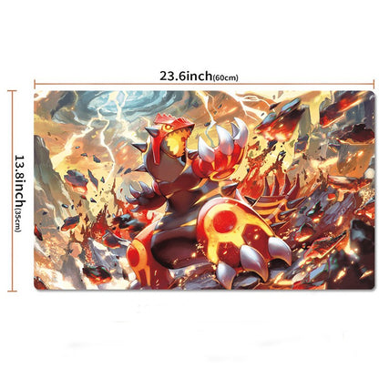 Primal Groudon Pokemon Table Playmat PTCG TCG CCG Pad Trading Card Games Mat