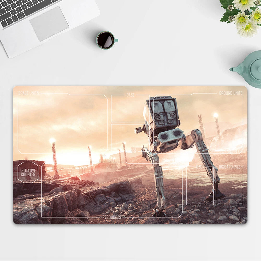 Playmat AT-ST TCG Starwars : Unlimited Trading Card Game CCG Play Mat Free Bag