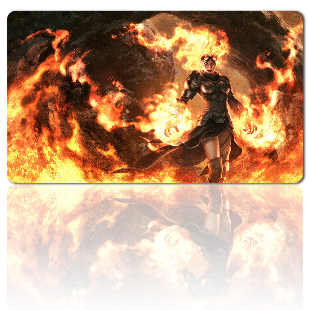 Chandra Nalaar - Board Game MTG Playmat Games Mousepad Play Mat of TCG CCG