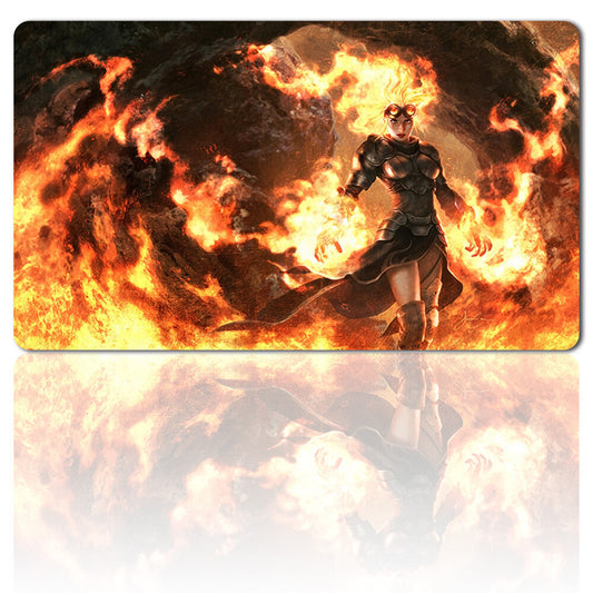 Chandra Nalaar - Board Game MTG Playmat Games Mousepad Play Mat of TCG CCG