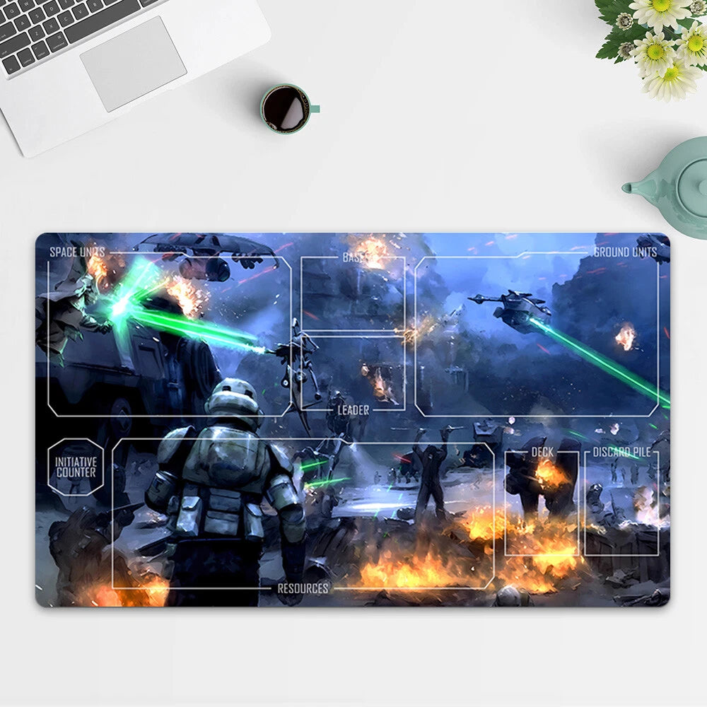 Playmat Battlefront TCG Starwars : Unlimited Trading Card Game Play Mat Free Bag
