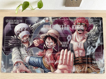 OPCG TCG CCG Mat Luffy Duel Playmat Trading Card Game DeskMat Mouse Pad One Piece