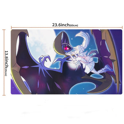 Lillie Lunala Board Game Pokemon Table Playmat TCG CCG Mat Gaming Pad Mousepad