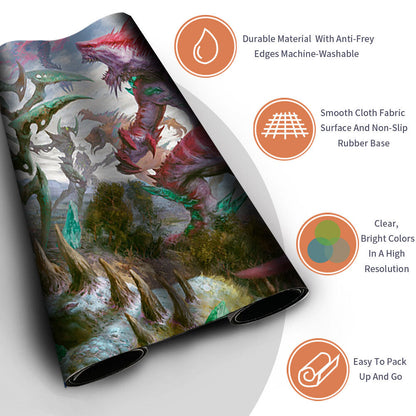Invasion of Ikoria - Magic The Gathering MTG Playmat TCG CCG MTG Playmat Stitched Edge