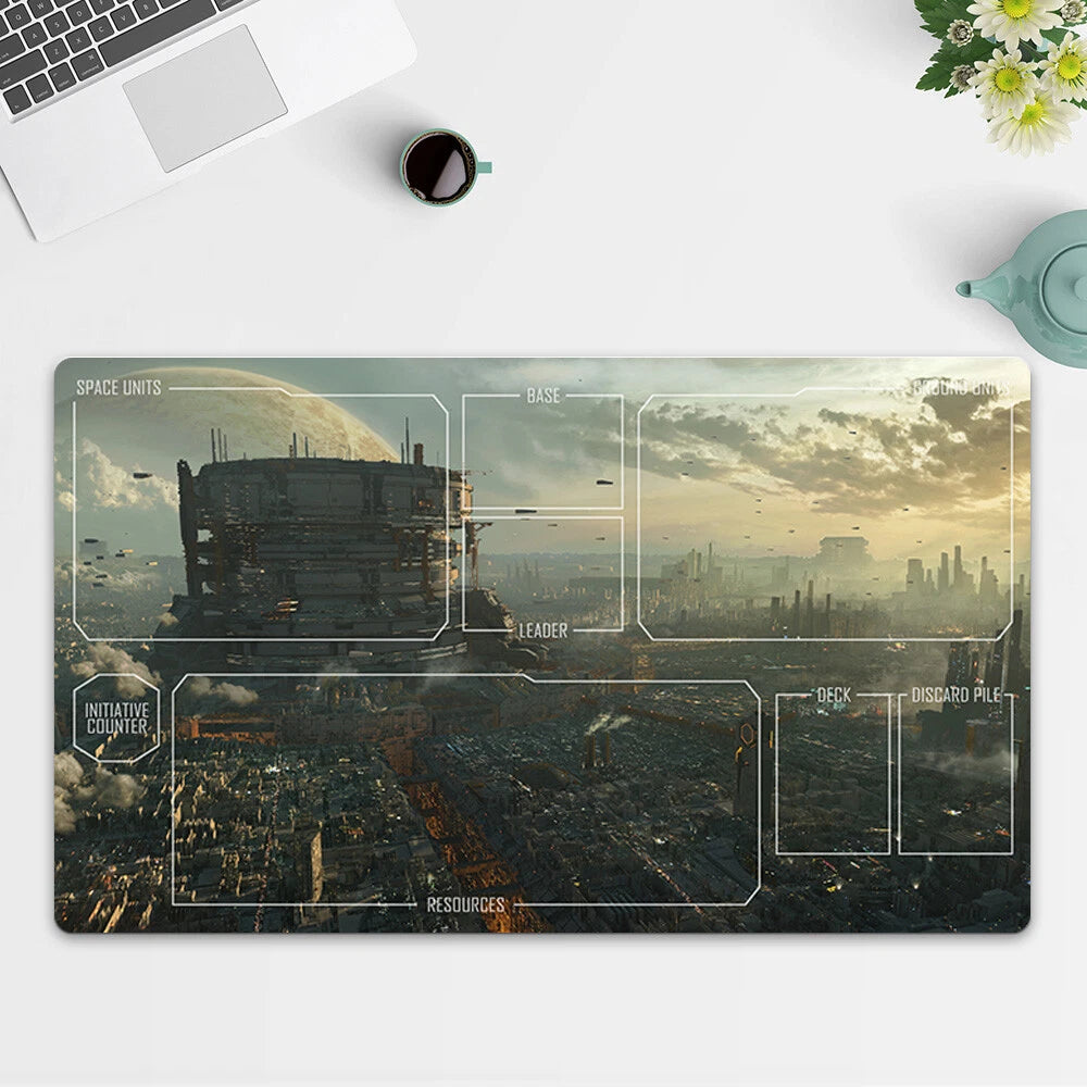 Playmat Megacity TCG Starwars : Unlimited Trading Card Game Play Mat Free Bag