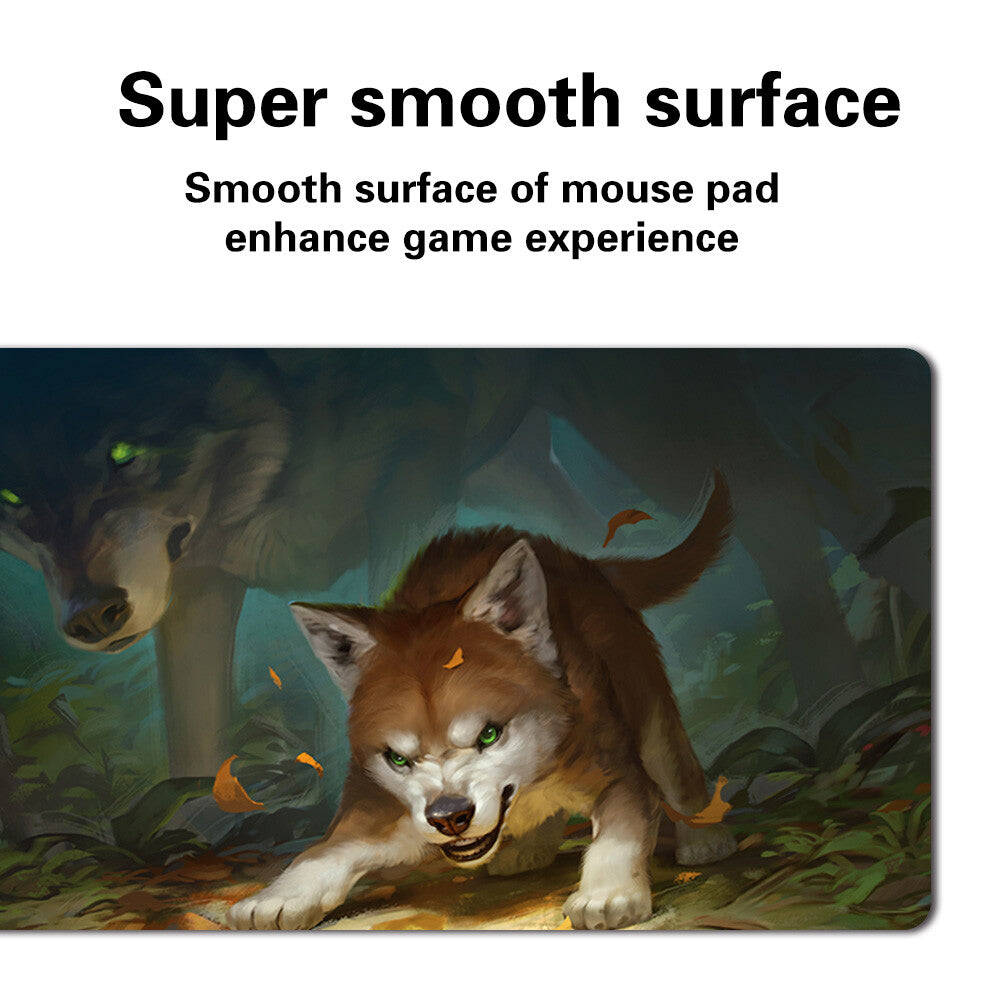 FEROCIOUS PUP - Board Game MTG Playmat Games Mousepad Play Mat of TCG