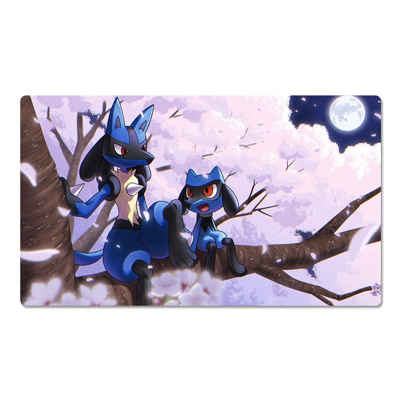 Riolu & Lucario Board Game Pokemon Table Playmat Play Mat TCG CCG Pad Mousepad