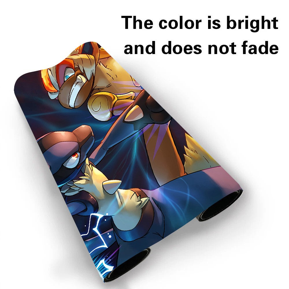 Infernape Lucario Pokemon Table Playmat PTCG TCG CCG Pad Trading Card Game Mat