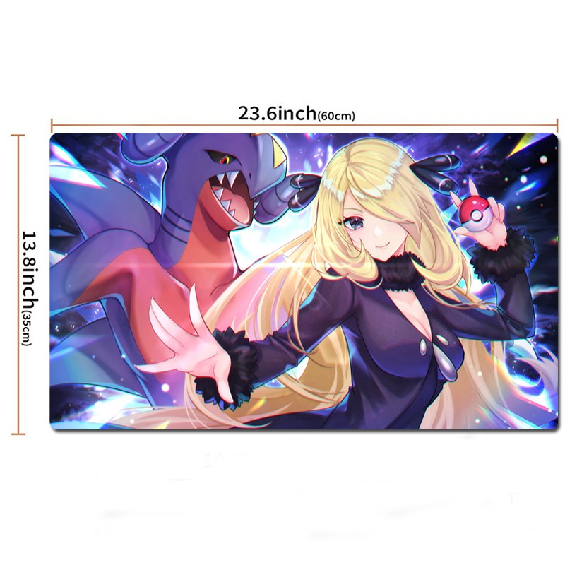 Cynthia Garchomp Pokemon Table Playmat PTCG TCG CCG Pad Trading Card Game Mat