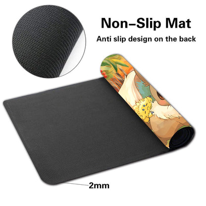 Eevee Board Game Pokemon Playmat PTCG TCG CCG Mouse Pad Trading Card Games Mat