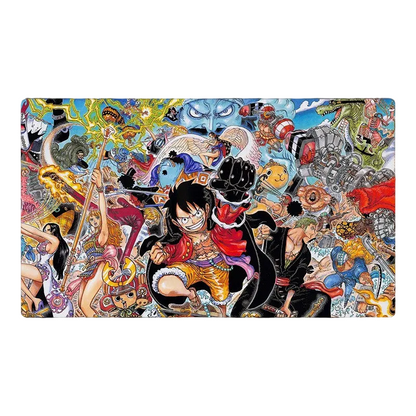 Luffy Straw Hat Pirates One Piece Table Playmat OPCG TCG CCG Pad Trading Card Game Mat