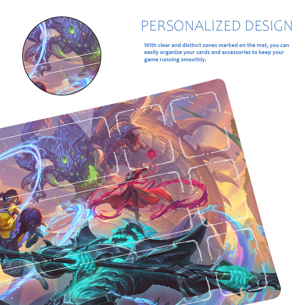 League Of Legends Riftbound Playmat 24x14 in + Free Storage Bag - 1335459